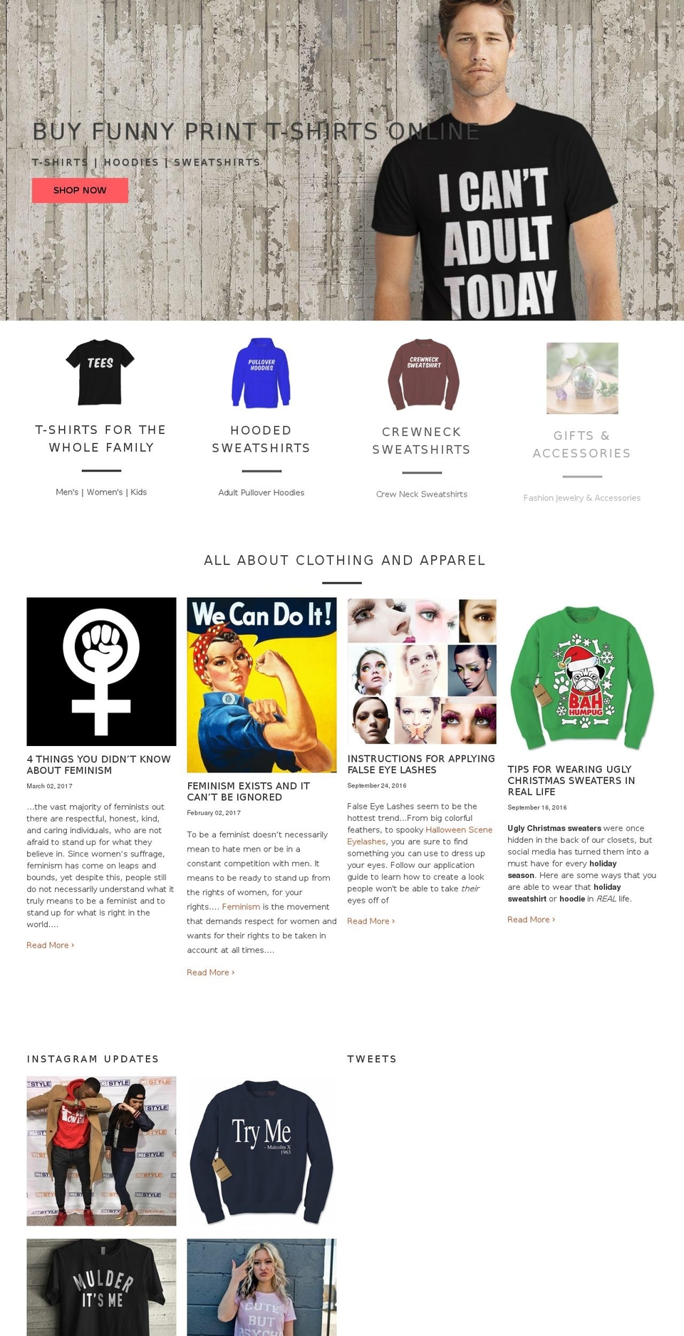 expressiontees.com shopify website screenshot