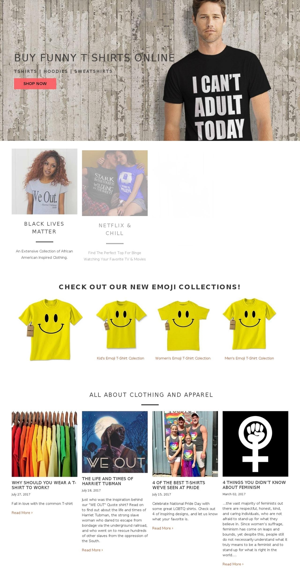 expressiontees.info shopify website screenshot