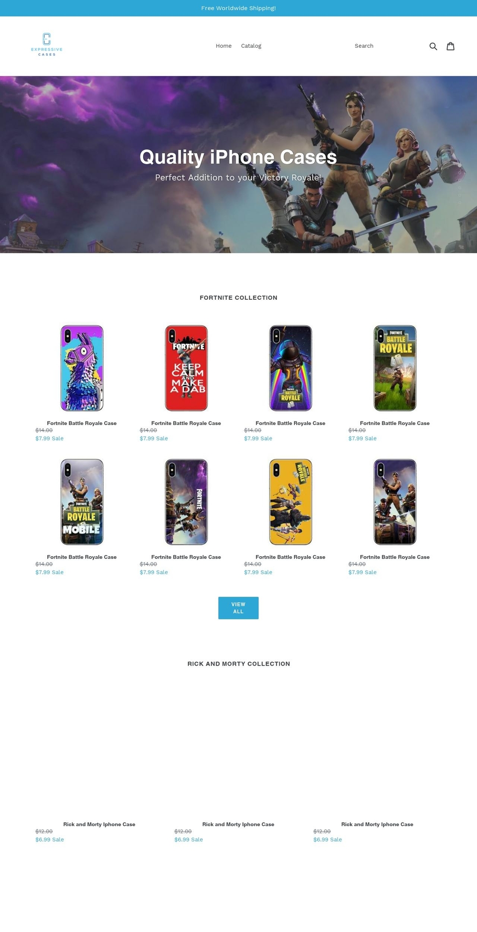expressivecases.com — Shopify storefront screenshot