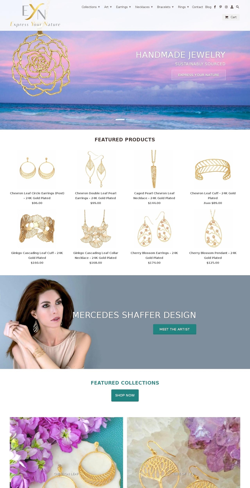 expressyournature.org shopify website screenshot