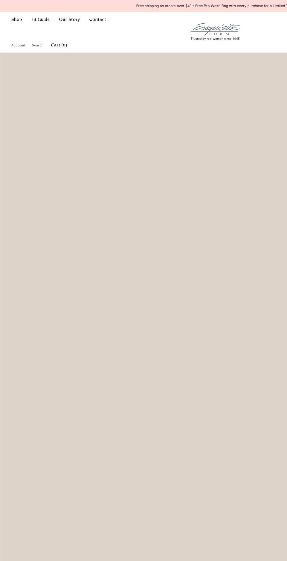 exquisiteform.com shopify website screenshot