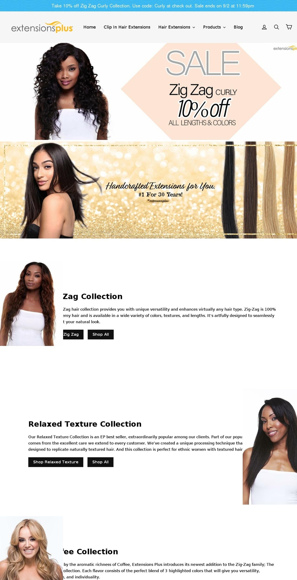 extensions-plus.com — Shopify storefront screenshot