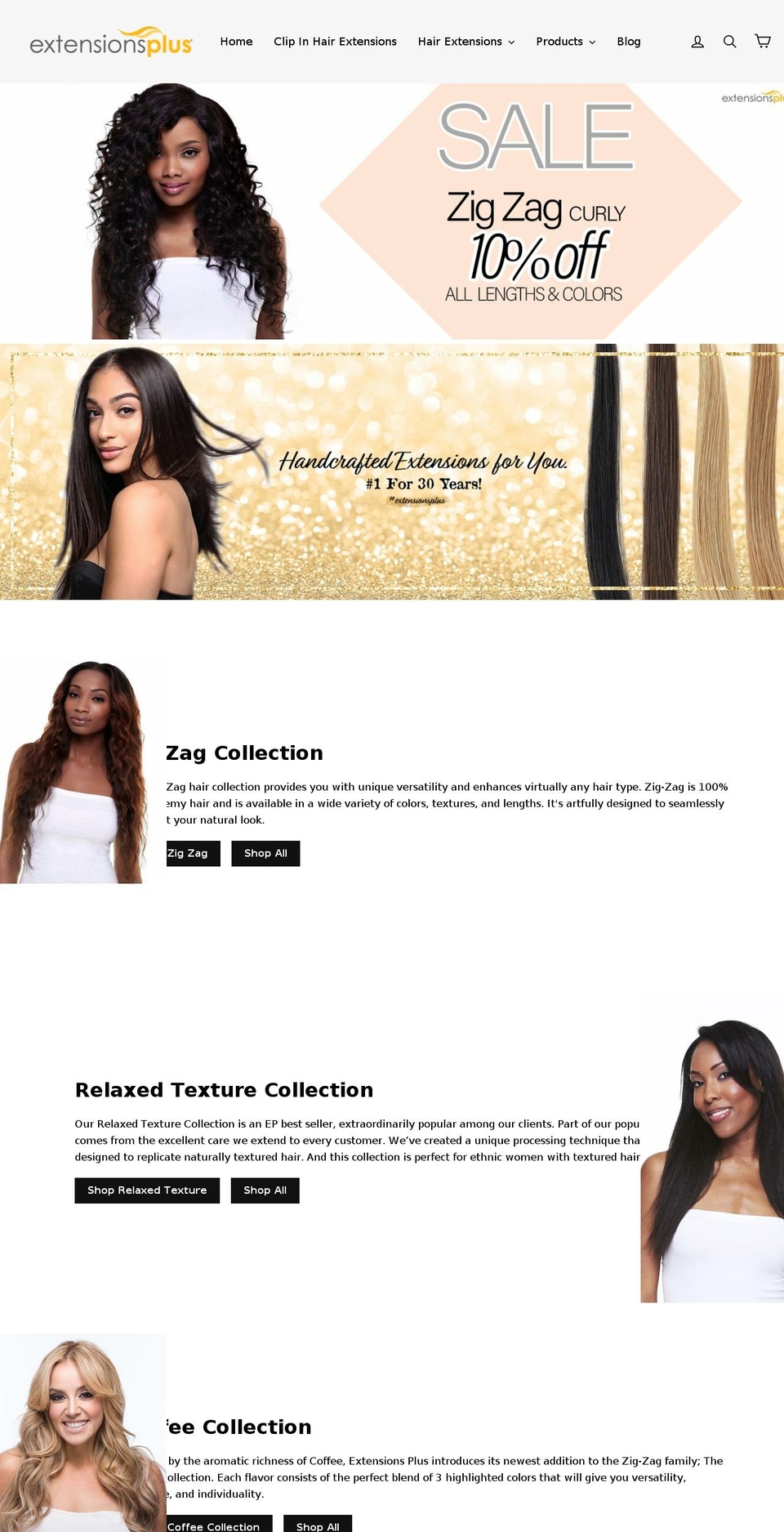 extensionsplus.com shopify website screenshot