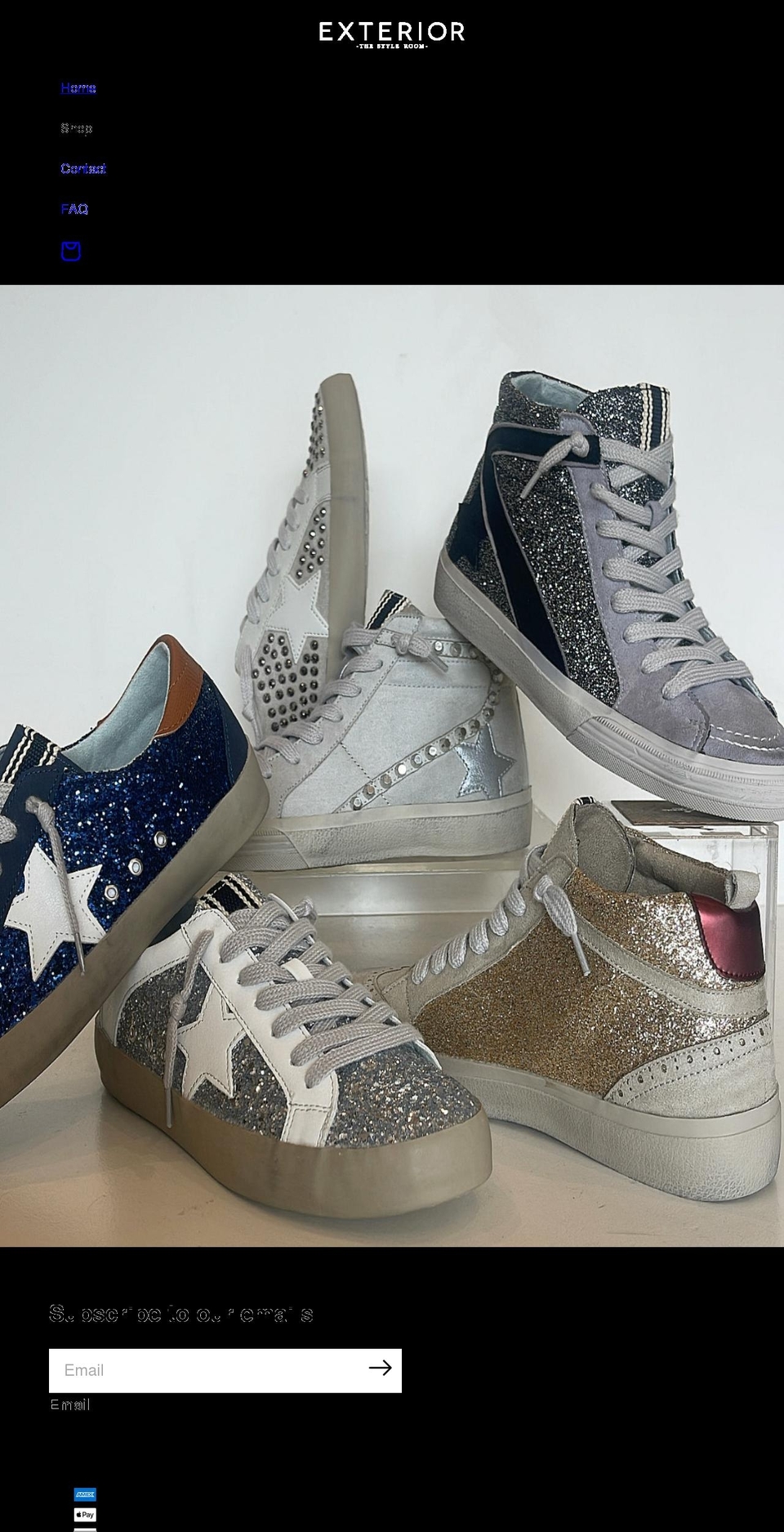 exteriorthestyleroom.com shopify website screenshot