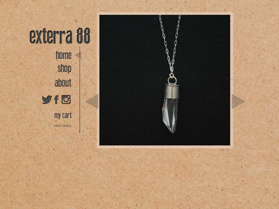 exterra88.com shopify website screenshot