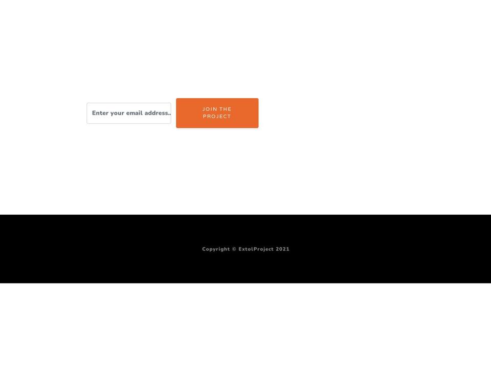 extolproject.com — Shopify storefront screenshot