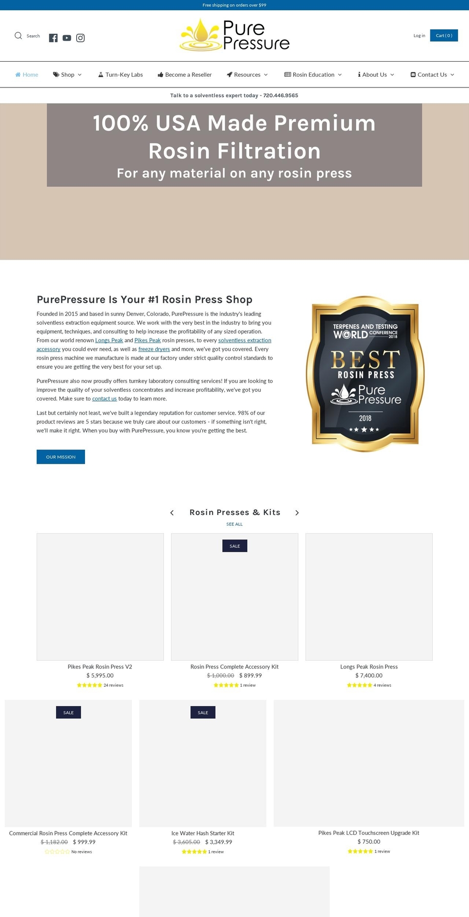 extractuniversity.com — Shopify storefront screenshot