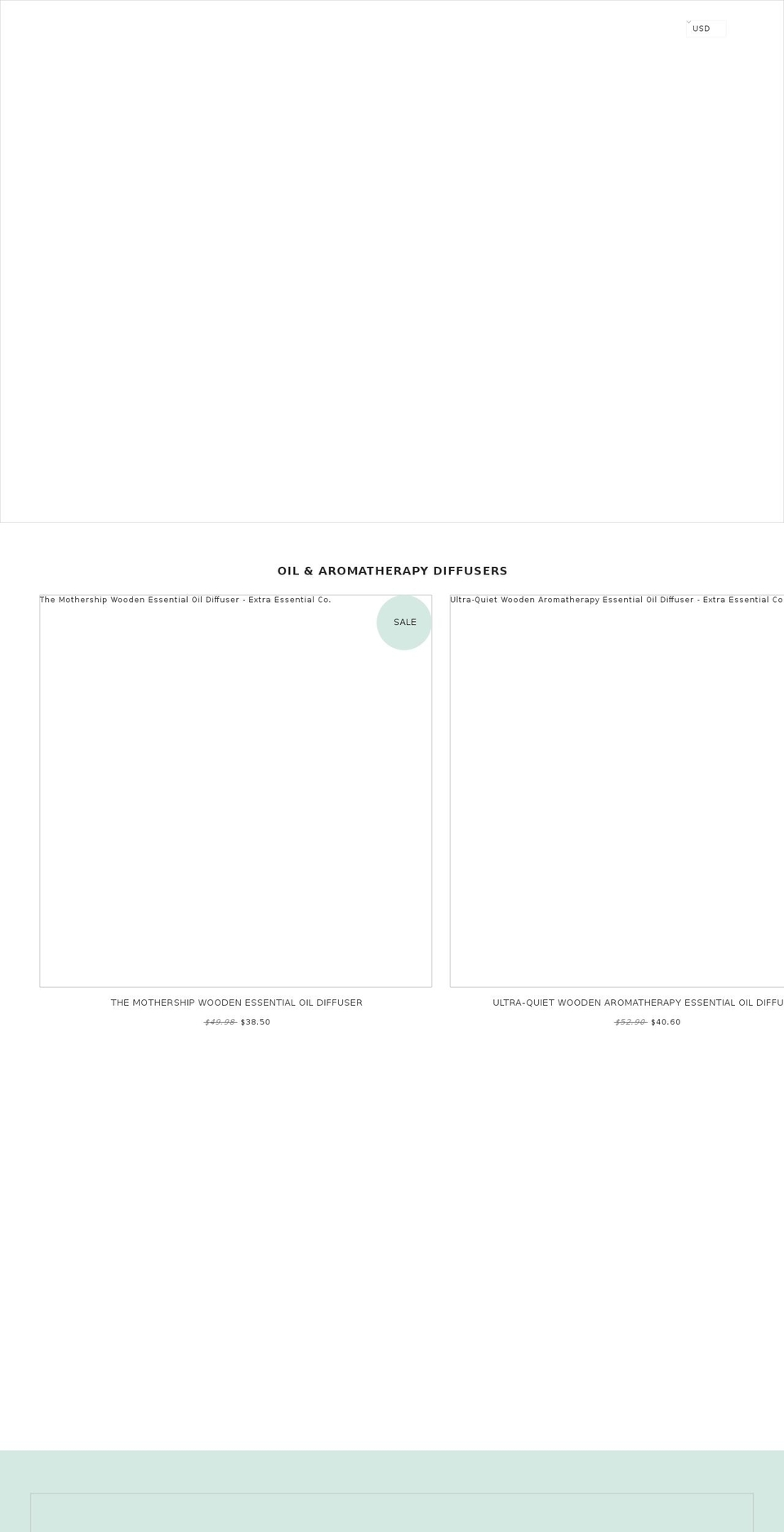 extraessential.com — Shopify storefront screenshot