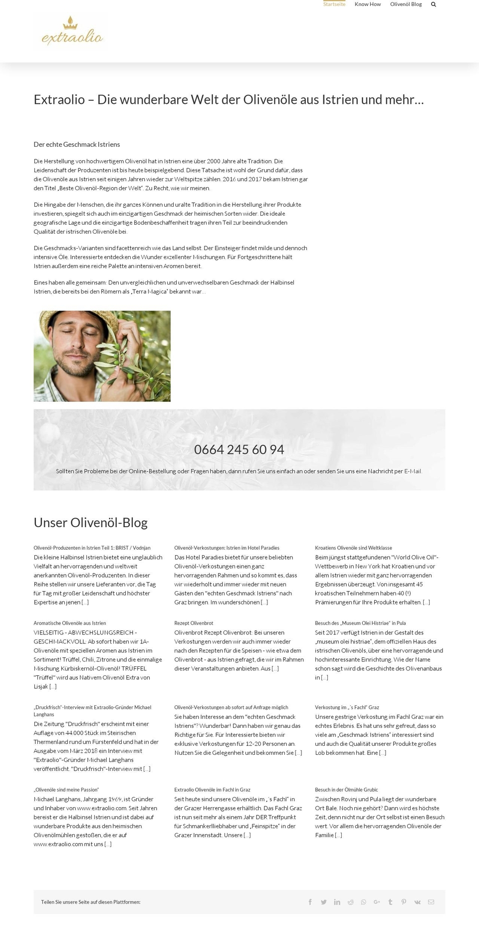 extraolio.com — Shopify storefront screenshot