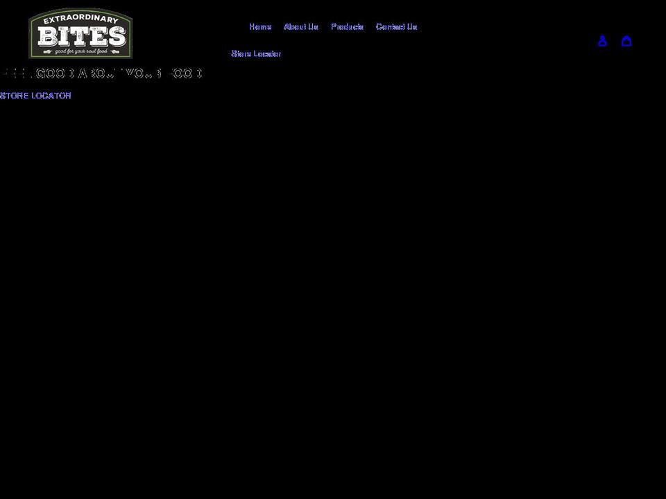 extraordinarybites.com shopify website screenshot