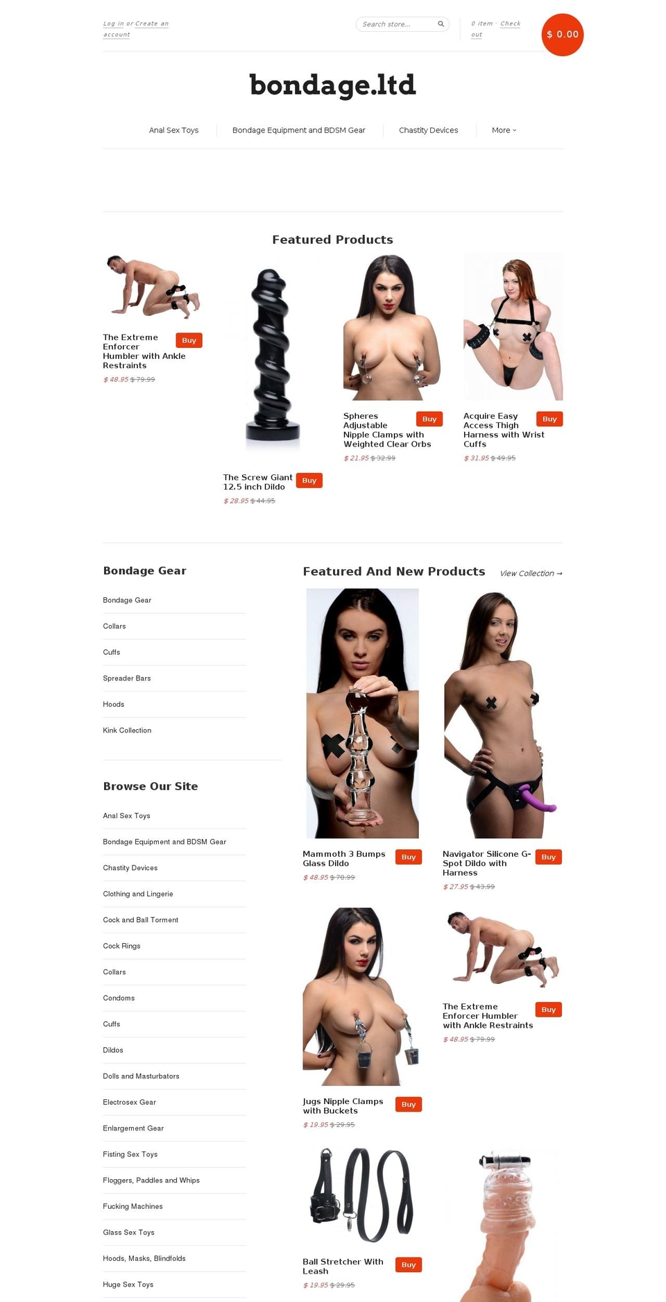 extreme-retraints.com shopify website screenshot