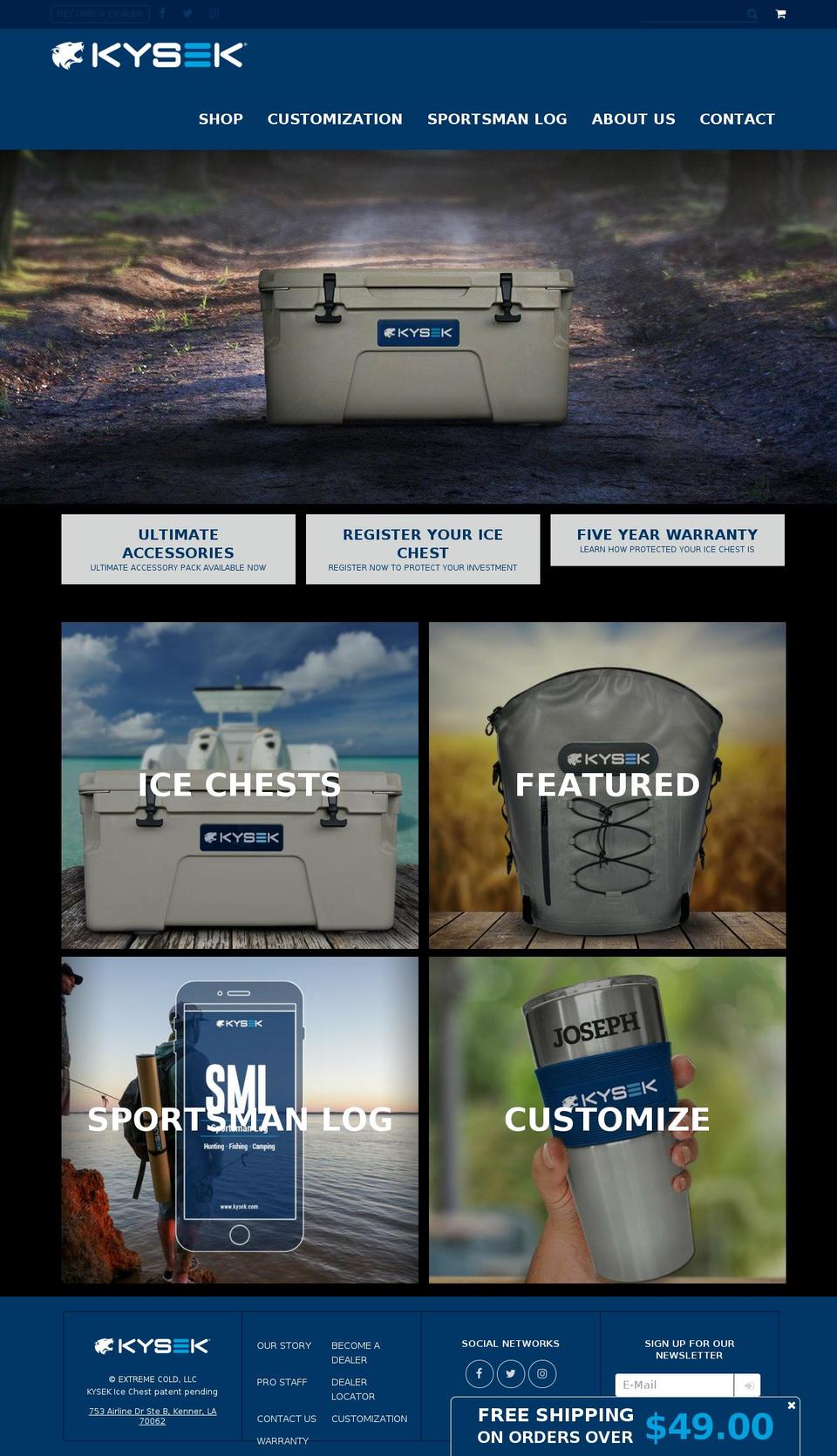 kysek-com-kysek-theme Shopify theme site example extremecoldseries.com