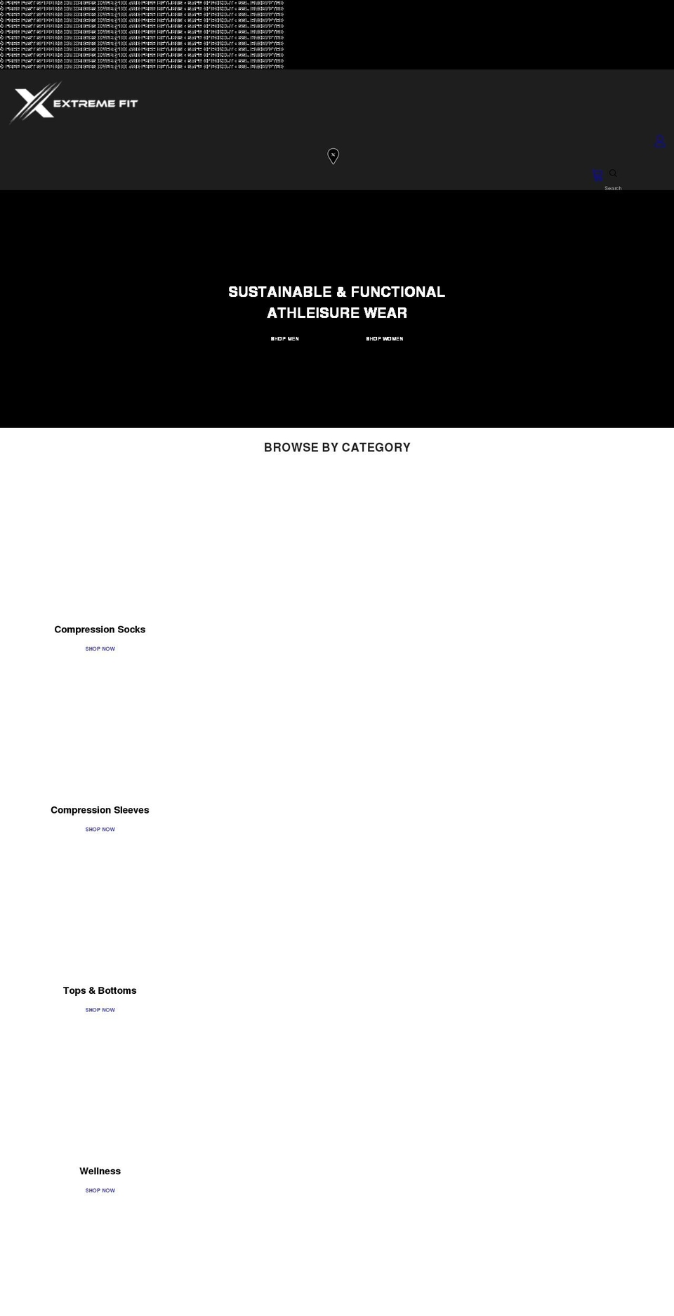 extremefitusa.com — Shopify storefront screenshot