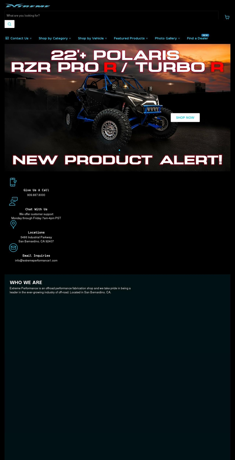 extremeperformance1.site shopify website screenshot