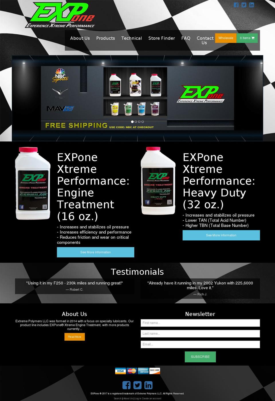 extremepolymers.com shopify website screenshot