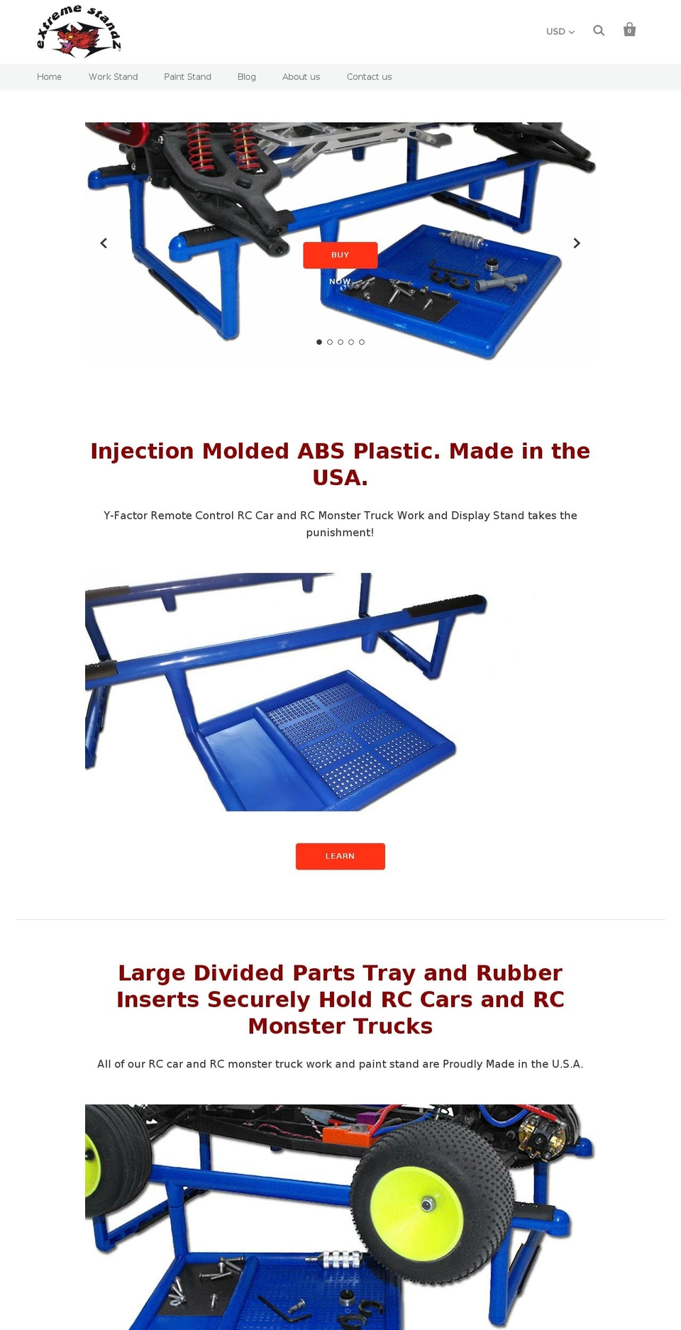 extremestands.com — Shopify storefront screenshot