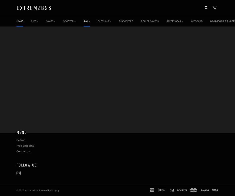 extremzbss.com shopify website screenshot