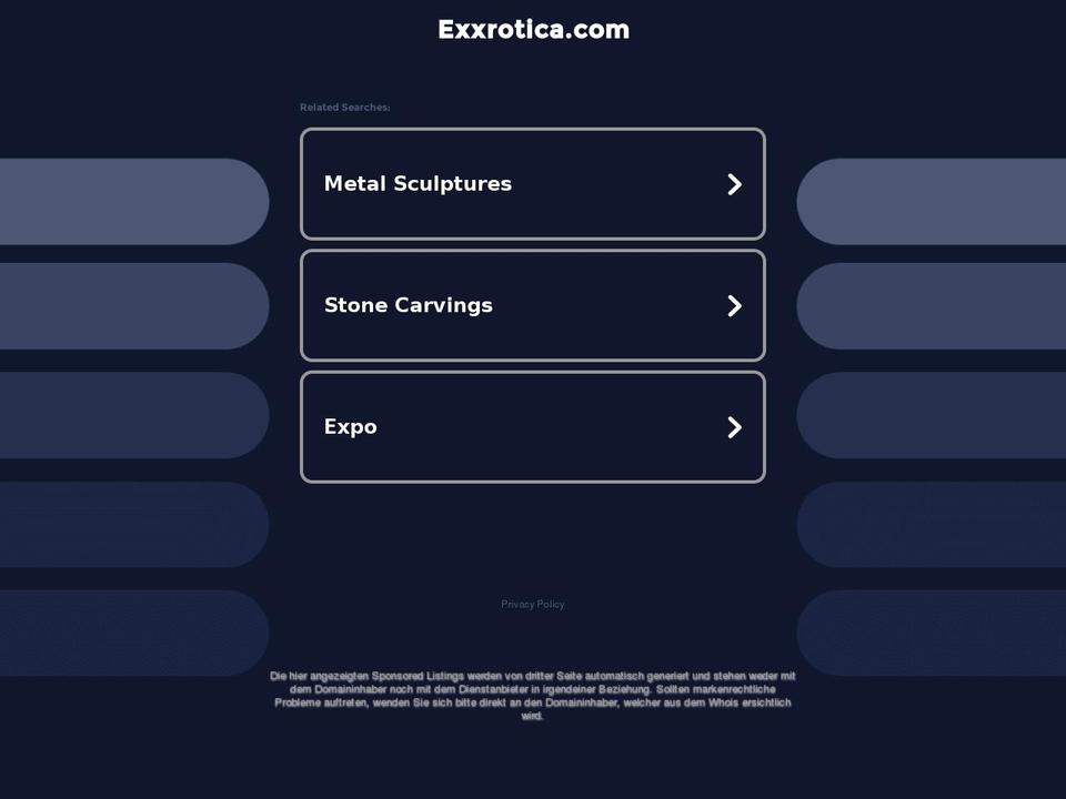 exxrotica.com — Shopify storefront screenshot