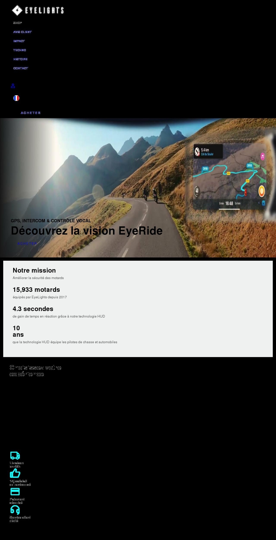 eye-lights.com shopify website screenshot