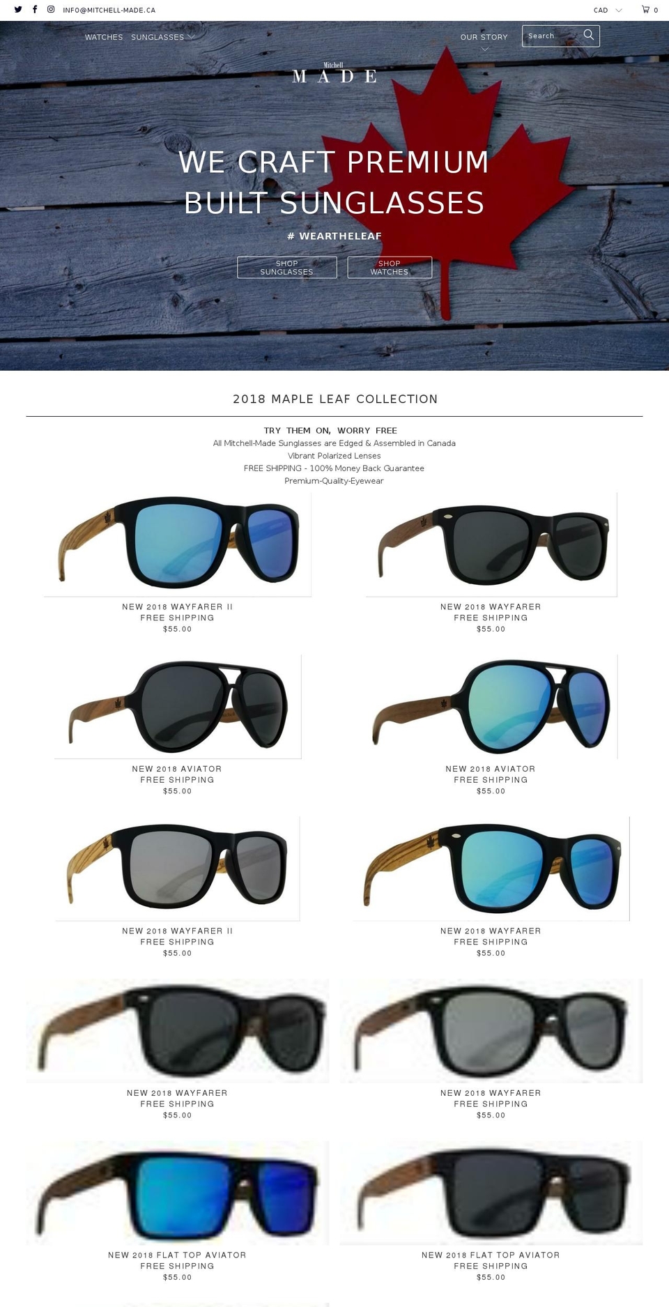 eye-wear-inc.com — Shopify storefront screenshot