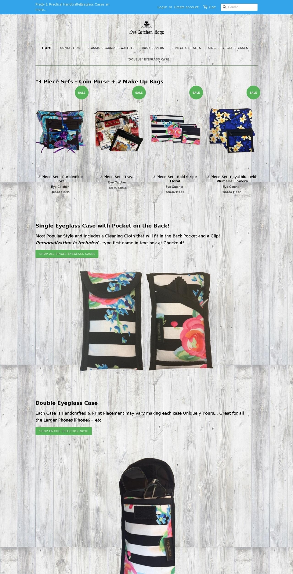 eyecatcherofcalifornia.com shopify website screenshot