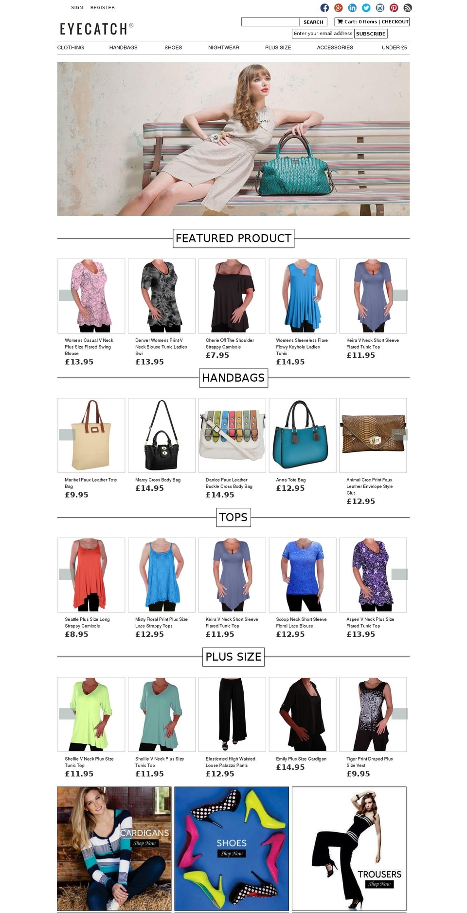 eyecatch new Shopify theme site example eyecatchfashion.com