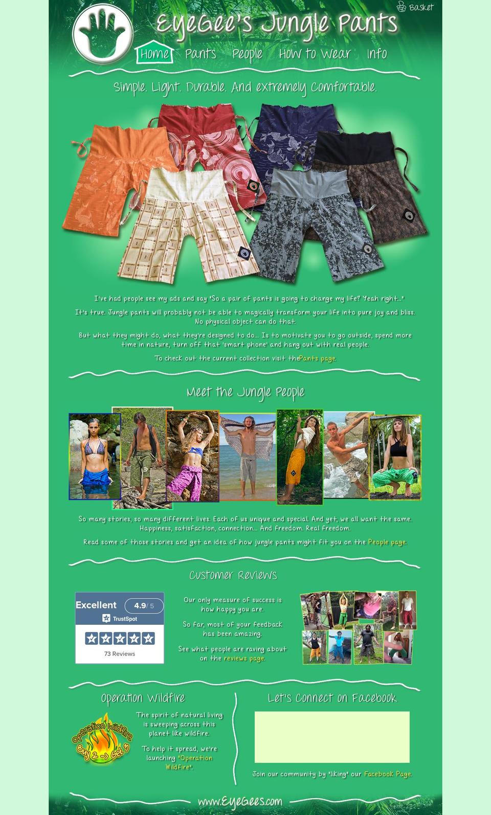 eyegees.com shopify website screenshot