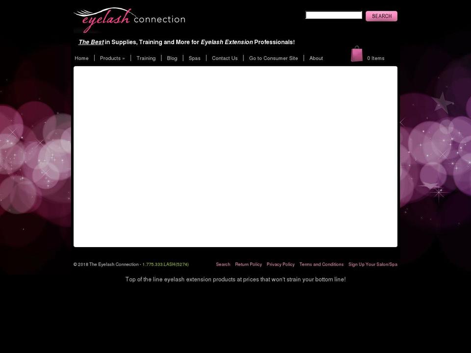 eyelashconnection.com — Shopify storefront screenshot