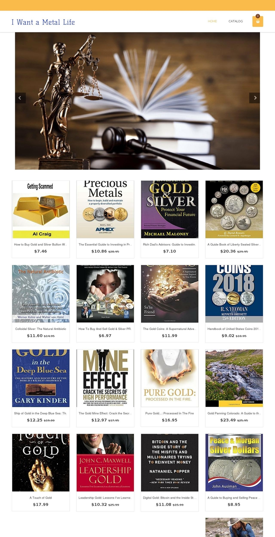 eyeletmetal.com — Shopify storefront screenshot