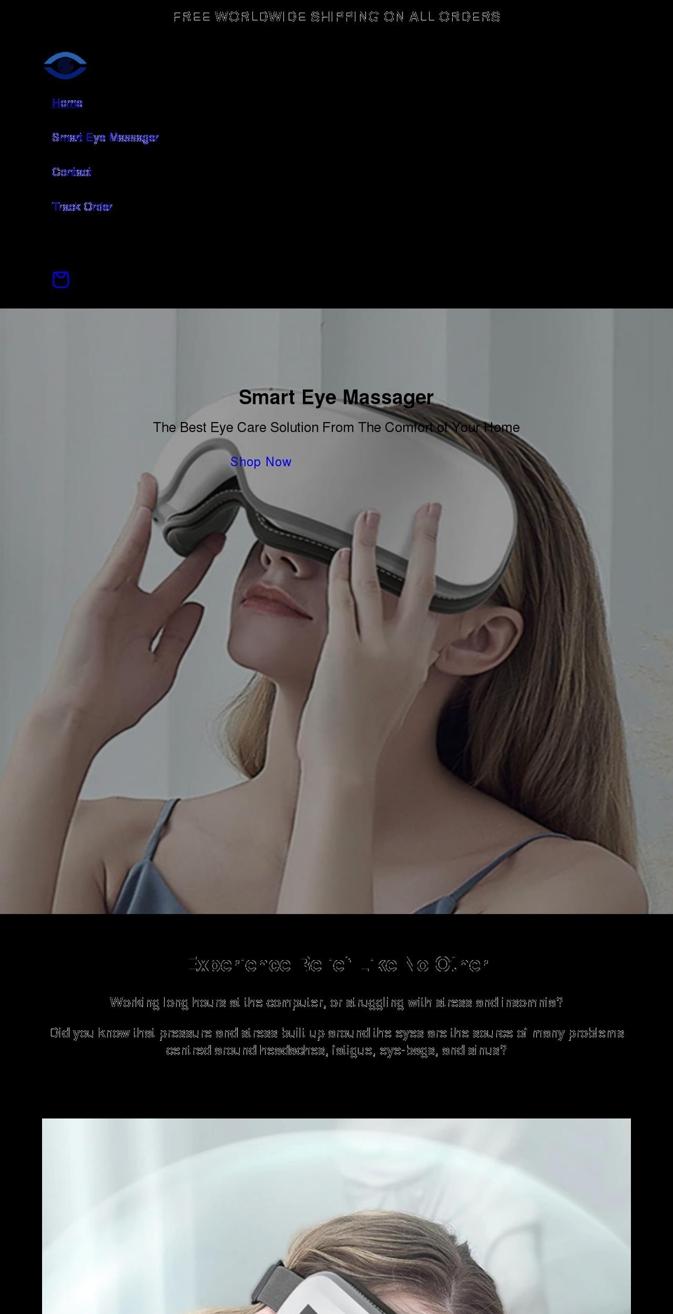 Store Shopify theme site example eyemasager.com