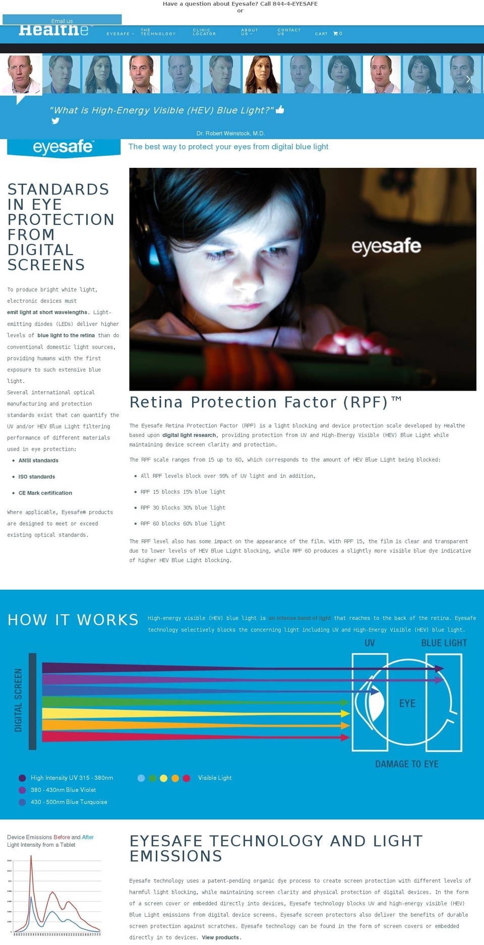 eyesafecover.com — Shopify storefront screenshot