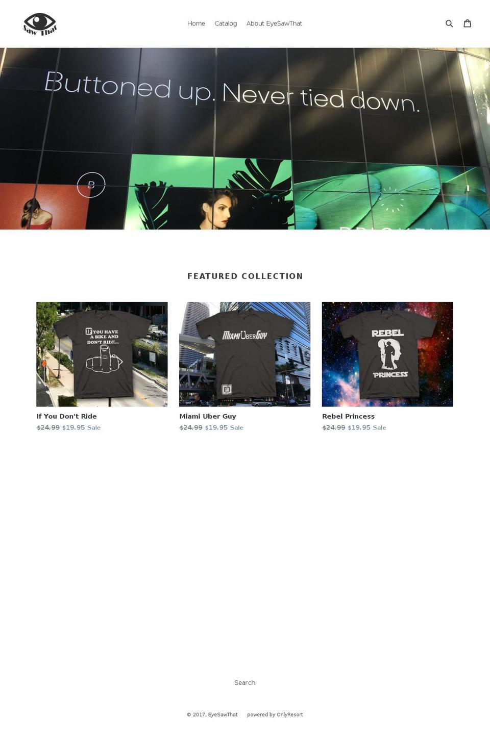eyesawthat.com shopify website screenshot