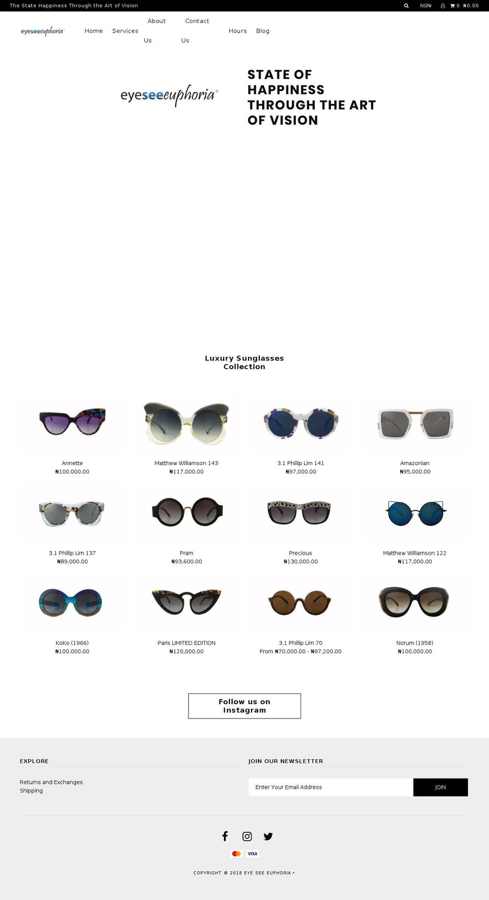 eyeseeeuphoria.com — Shopify store on .com
