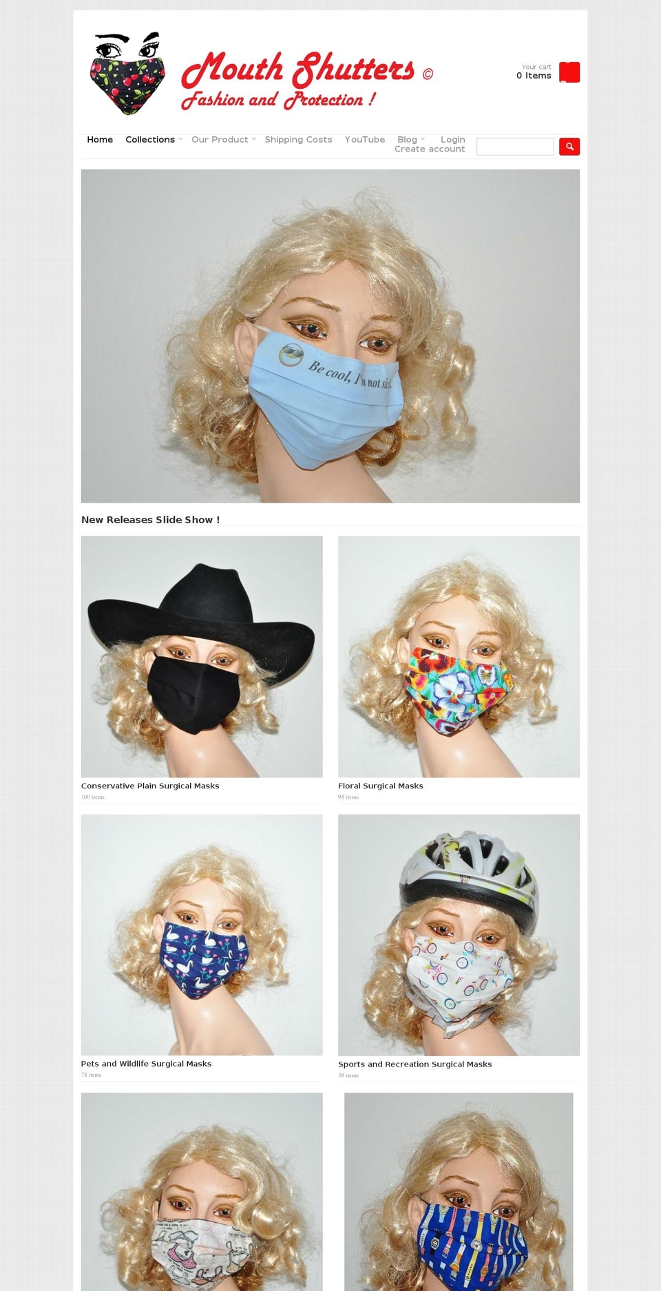 eyeshutters.com — Shopify storefront screenshot