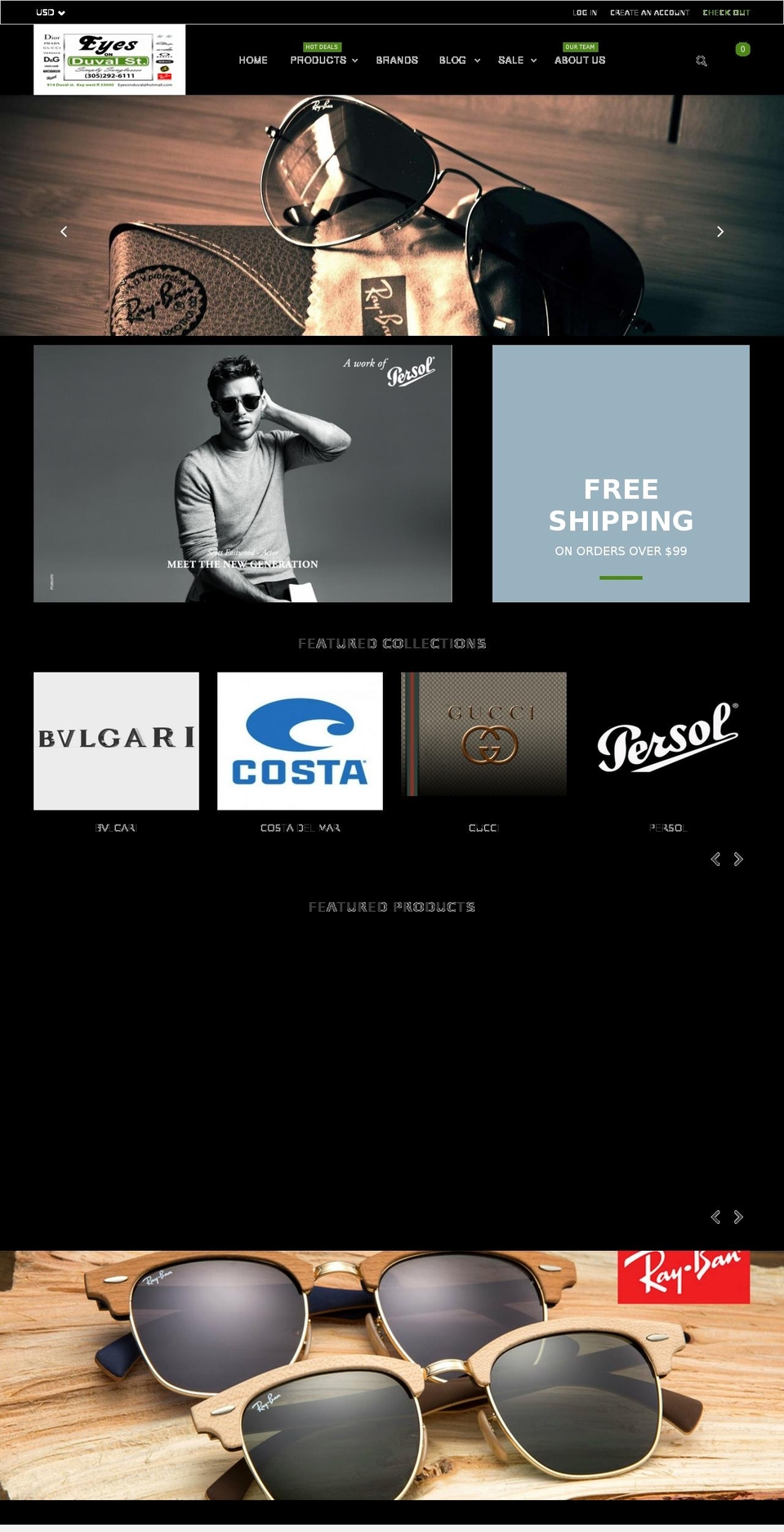 eyesonduval.com shopify website screenshot