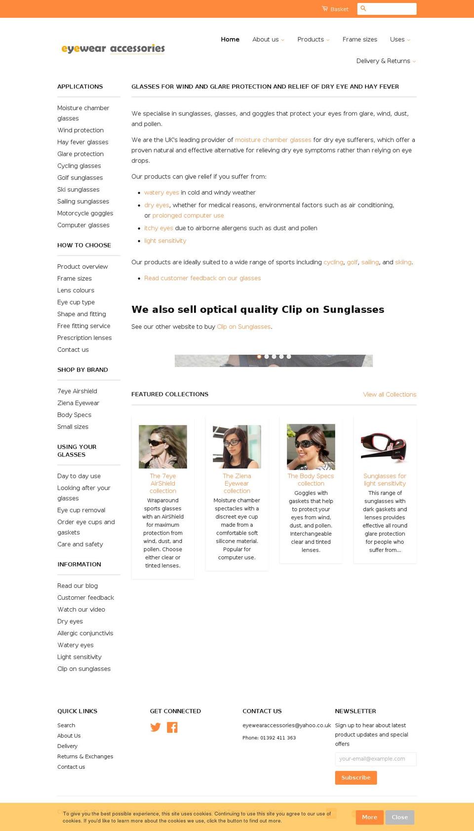 Eyewear Accessories: Dev Changes Shopify theme site example eyewear-accessories.co.uk