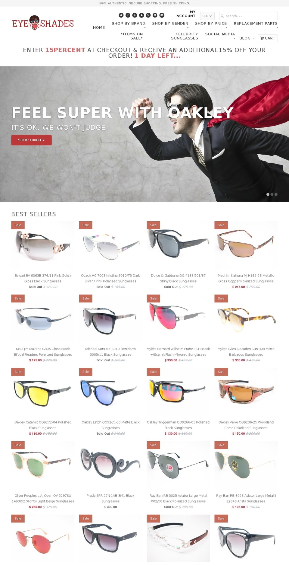 eyewear4u2c.com shopify website screenshot