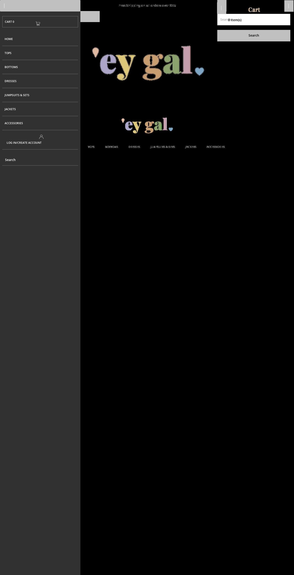 eygal.com shopify website screenshot