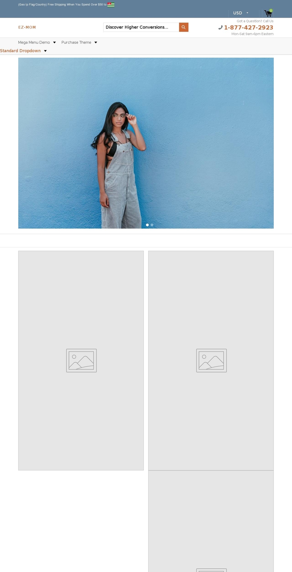 ez-mom.com — Shopify storefront screenshot