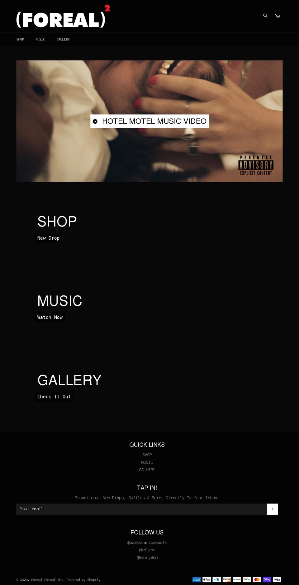 ezalecantseewell.com shopify website screenshot
