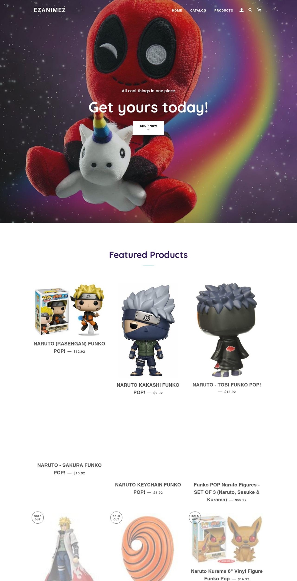 ezanimez.com shopify website screenshot