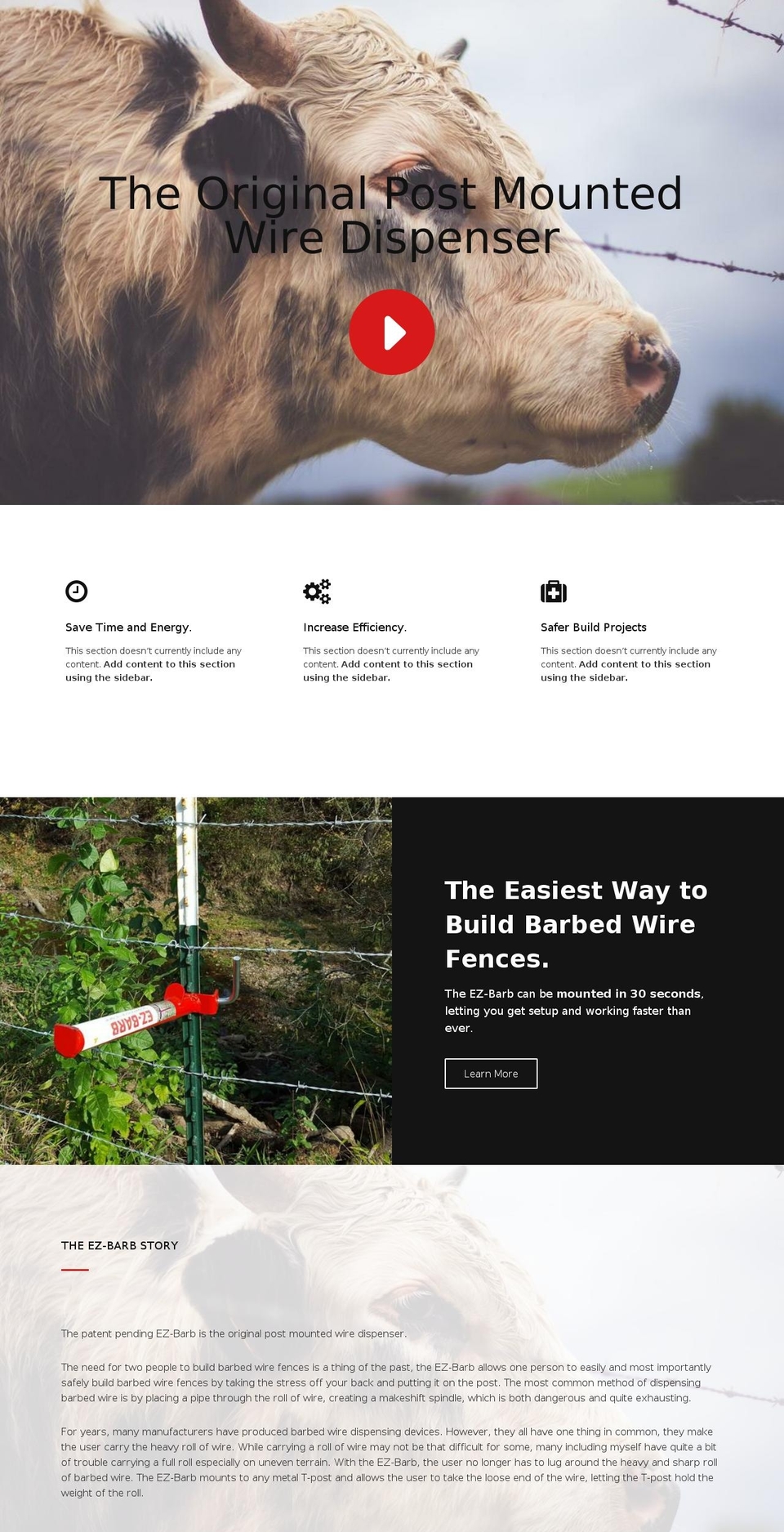 ezbarb.com shopify website screenshot