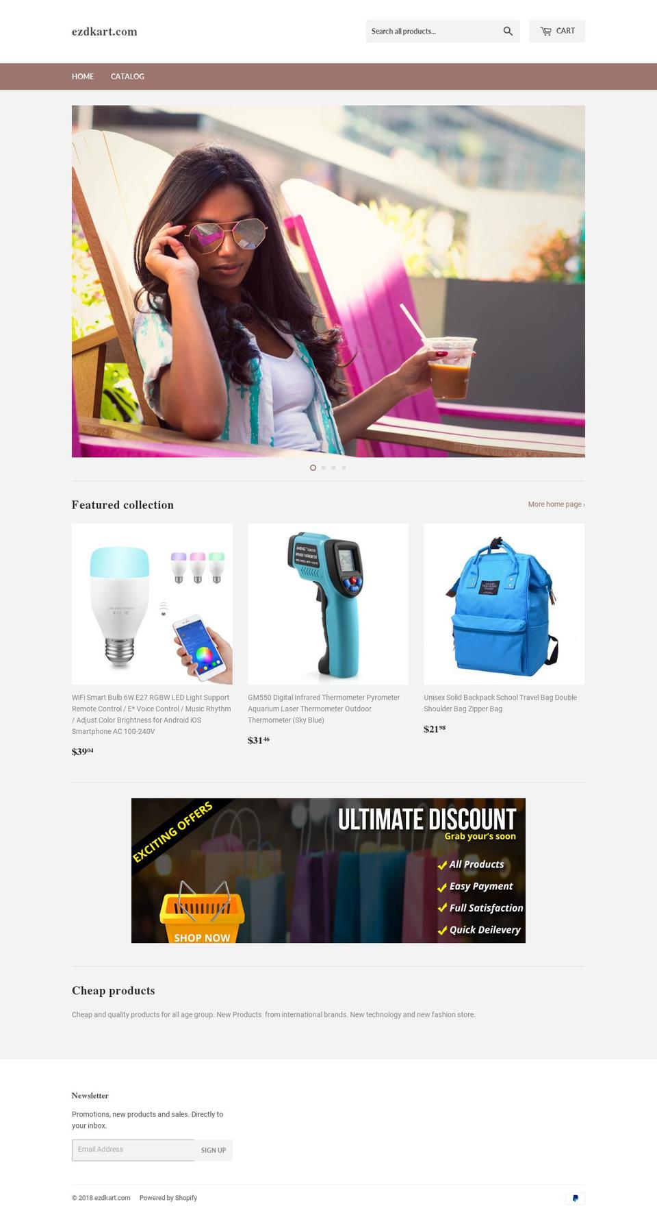 ezdkart.com — Shopify storefront screenshot