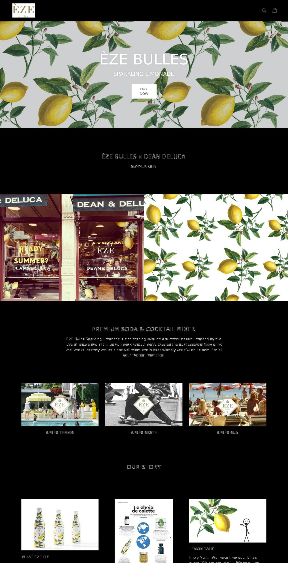 ezebulles.com — Shopify storefront screenshot