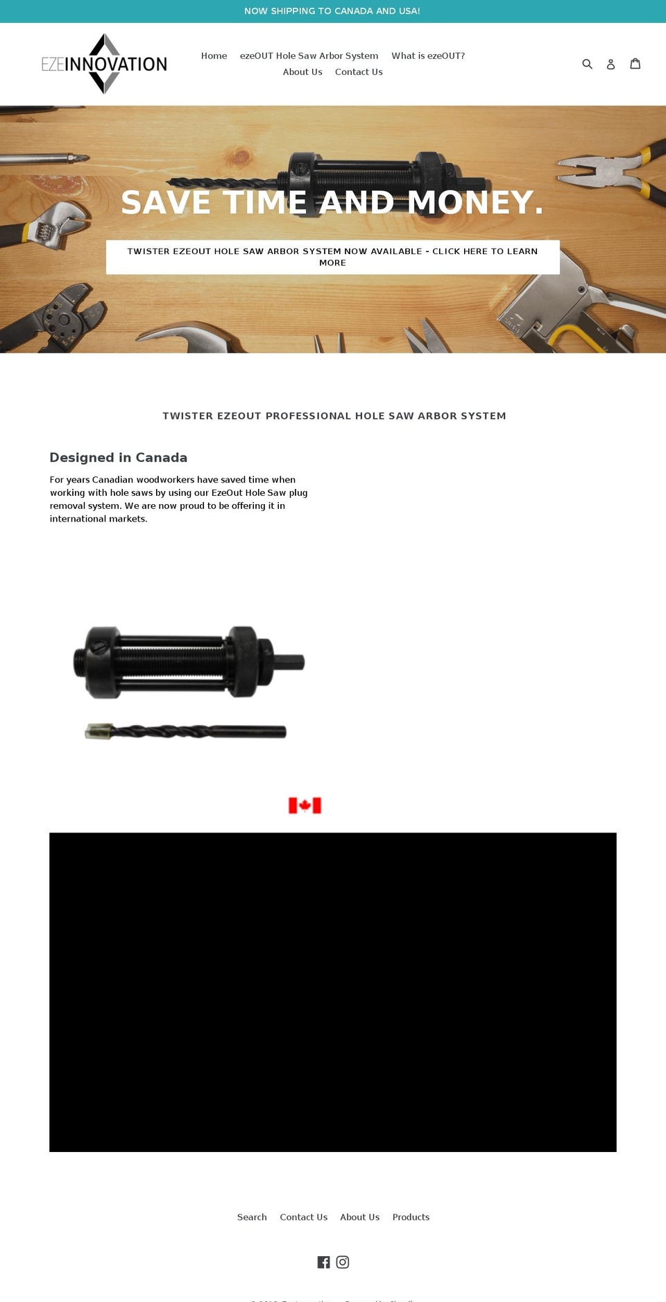 ezeinnovation.com — Shopify storefront screenshot