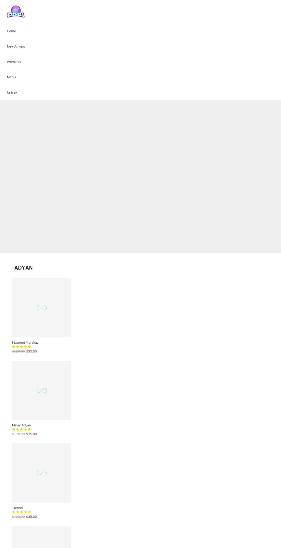 ezenzia.com shopify website screenshot