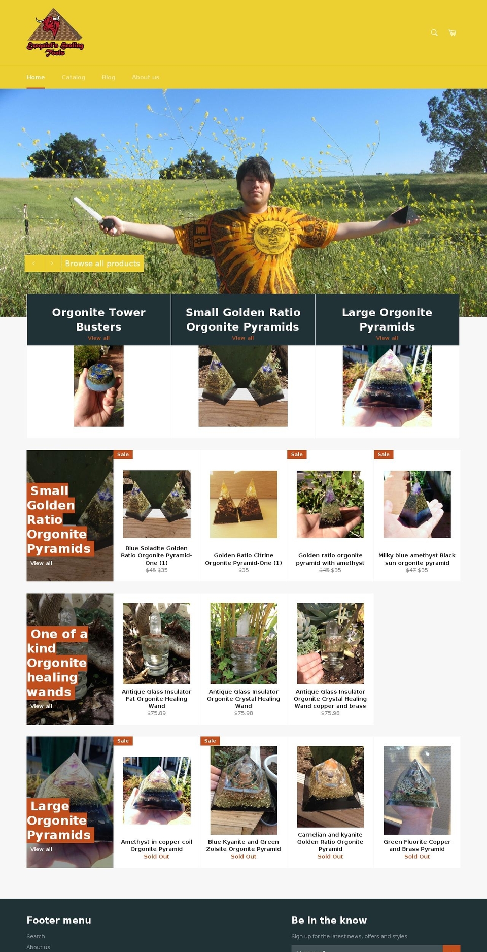 ezequielshealingtools.com shopify website screenshot