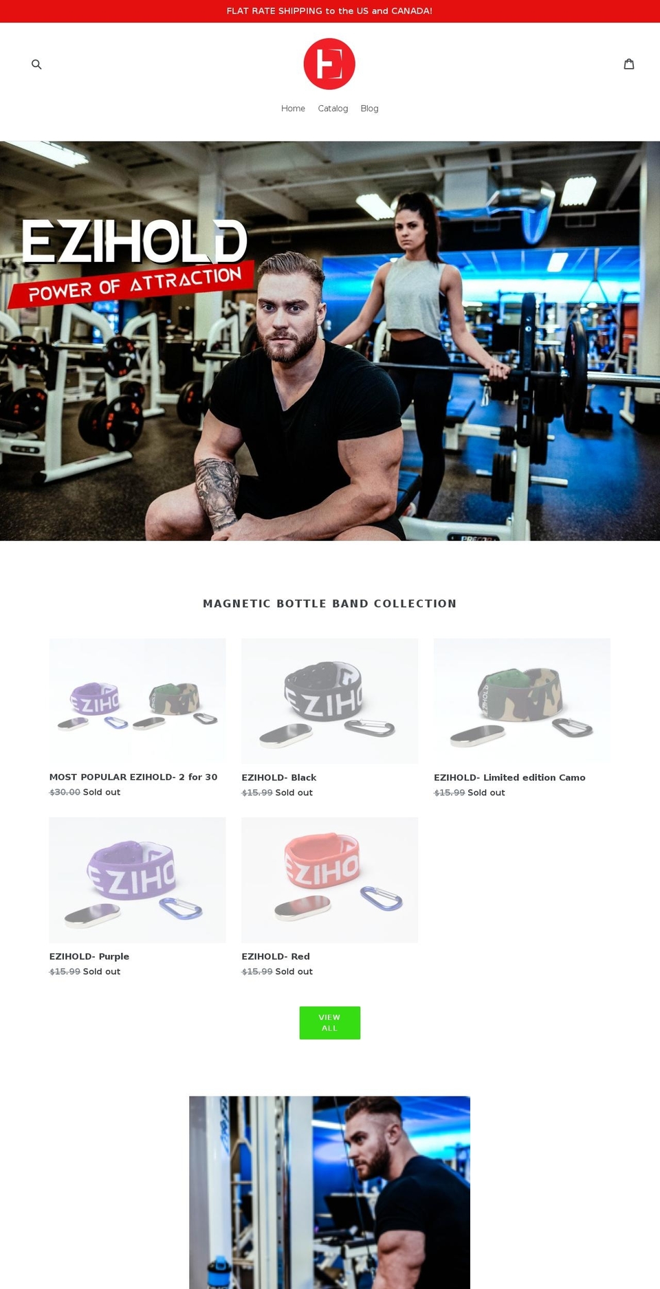 ezihold.com — Shopify storefront screenshot