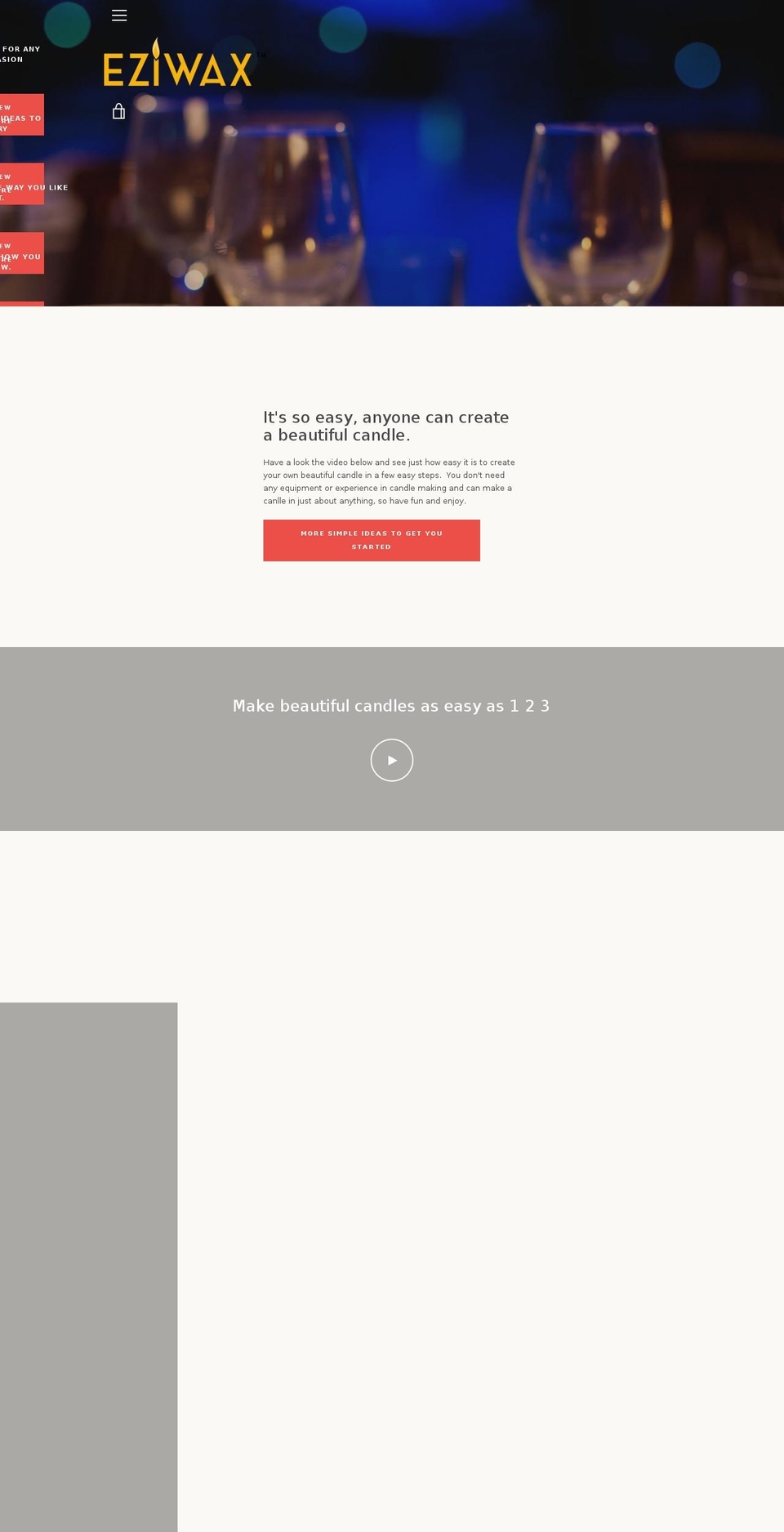 eziwax.com — Shopify storefront screenshot