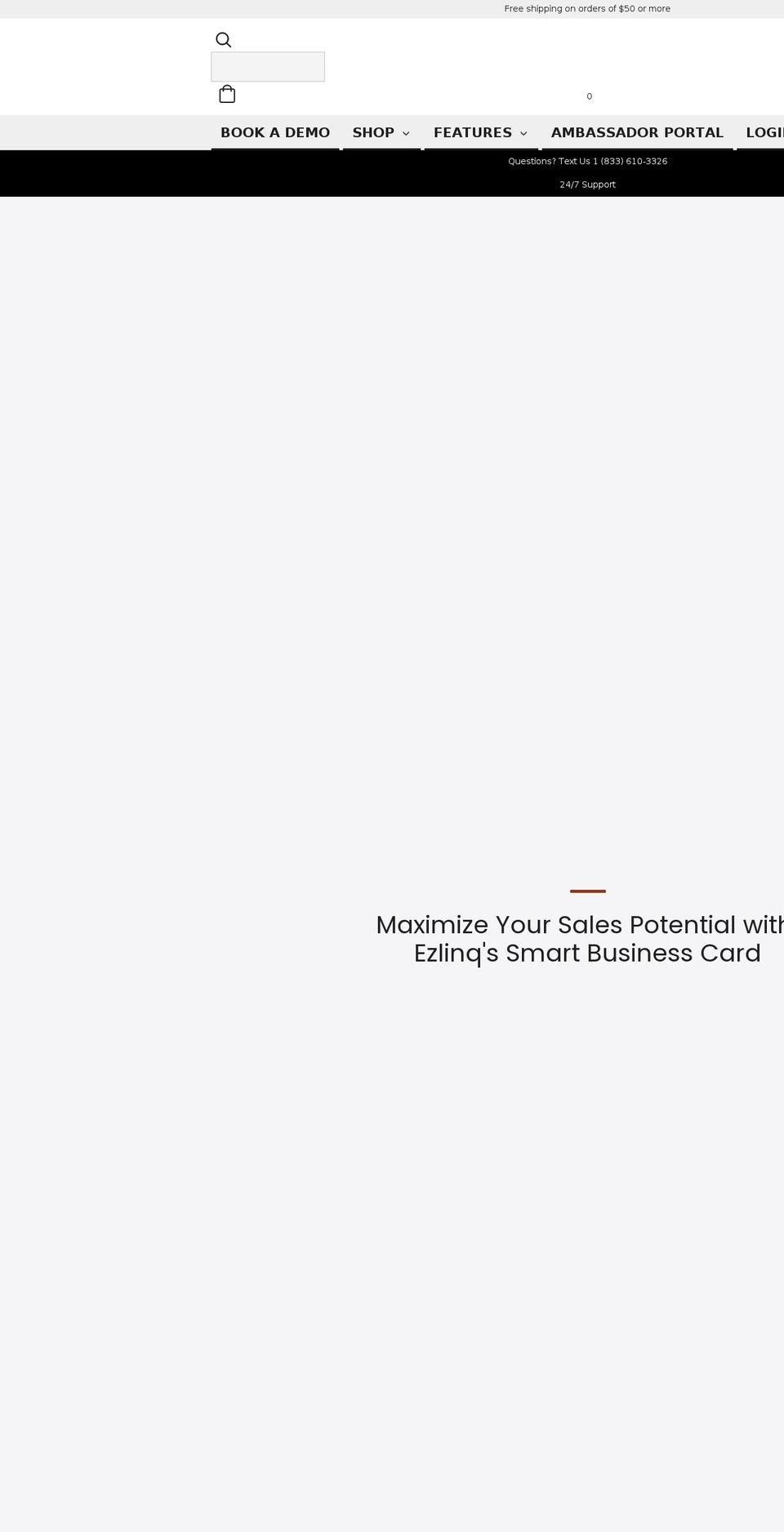 ezlinq.shop shopify website screenshot